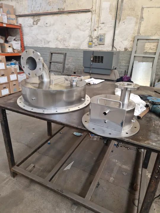 Fabricated flanged components